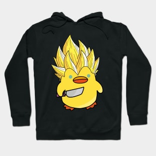 Super Vegeta duck with knife Hoodie